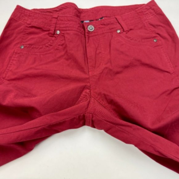 Kuhl Free Range Straight‎ Leg Cargo Utility Pants Women 12 EUC Pockets Stretch - Picture 9 of 16